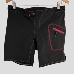 Swobo Men's Black Nylon Stretch Shorts Outdoor Mountain Bike Trail Cycling
